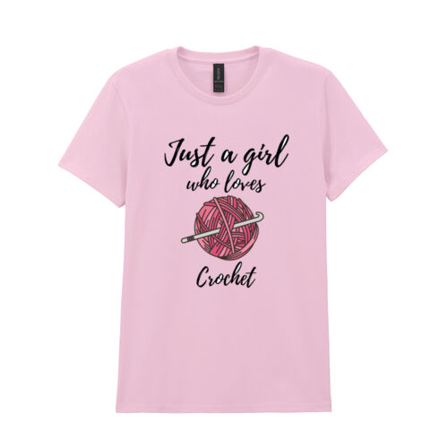 Just a girl who loves crochet T shirt Thumbnail