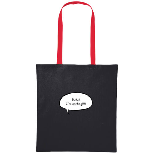 shhh i'm counting long handle shopper Thumbnail